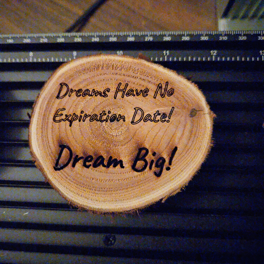 Inspirational Wooden Coaster